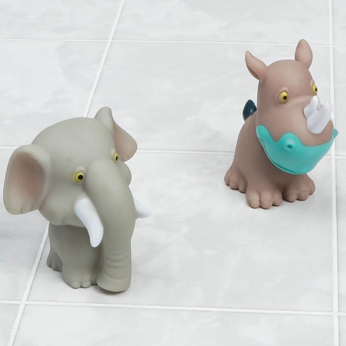

Игрушки для ванной Крошка Я Зоопарк, 2 шт, малышей, Серый, Зоопарк, 2 шт, для малышей