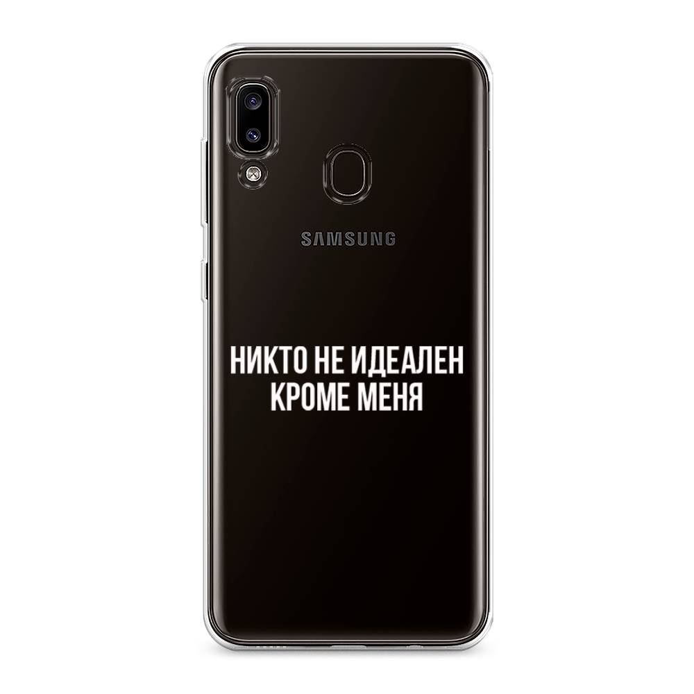 

Чехол Awog на Samsung Galaxy A30 "Никто не идеален кроме меня", Разноцветный, 27550-6