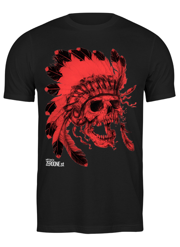 

Футболка мужская Printio Skull черная 3XL, Черный, Skull