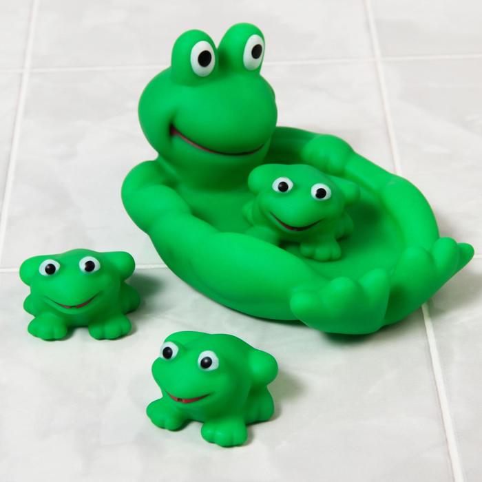 фото Игрушки для ванной крошка я лягушка: мыльница, 3 шт, малышей