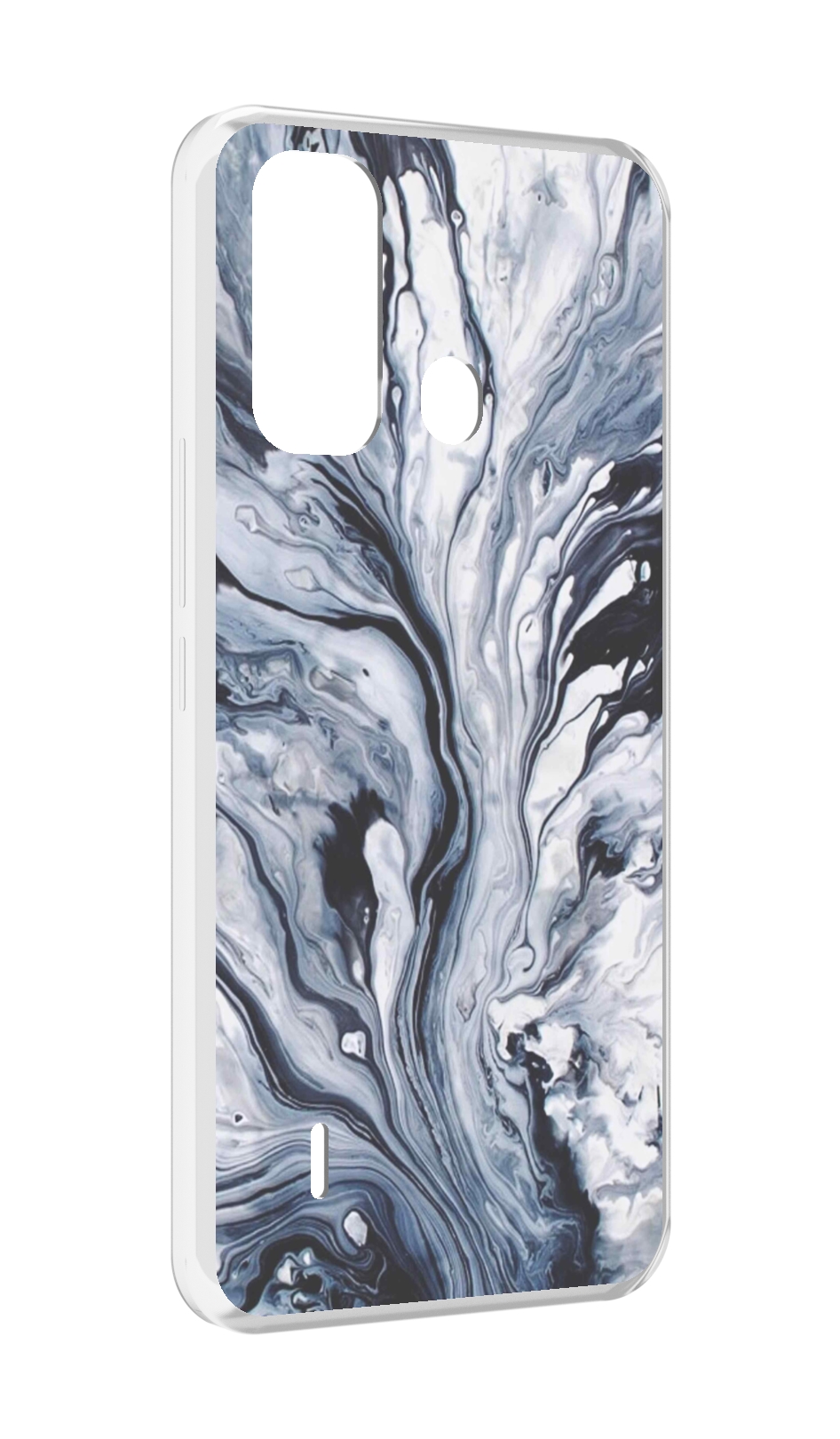 

Чехол MyPads серая краска для ITEL A49 / A58 / A58 Pro, Прозрачный, Tocco