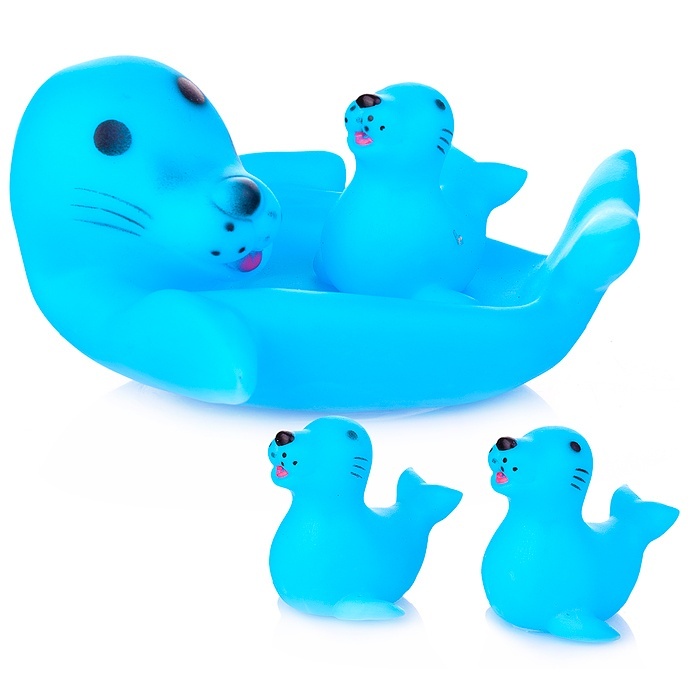 

Игрушки для ванной Oubaoloon 4 шт, резиновые, в сетке, 4 шт, резиновые, в сетке