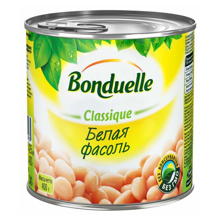 

Фасоль белая Bonduelle консервированная, 400 г