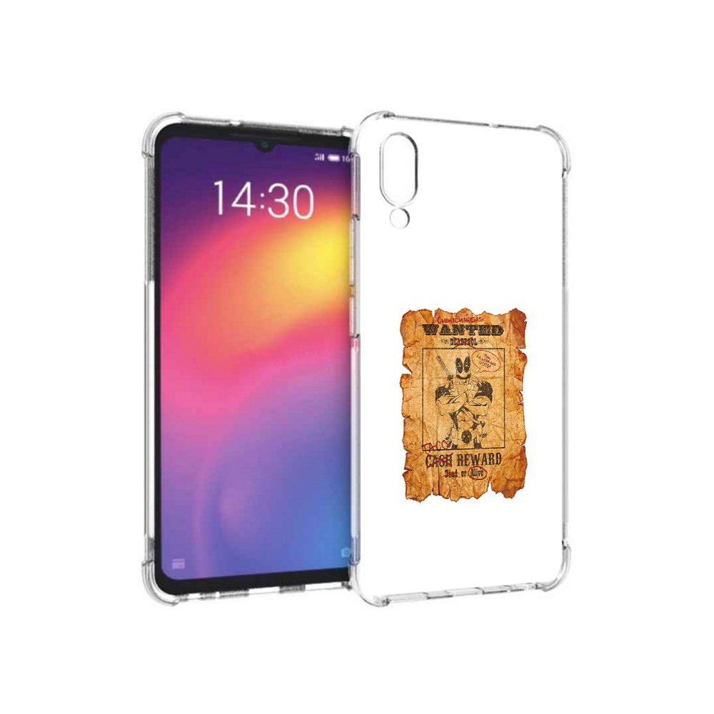 

Чехол MyPads Tocco для Meizu Note 9 дедпул (PT134513.88.317), Прозрачный, Tocco