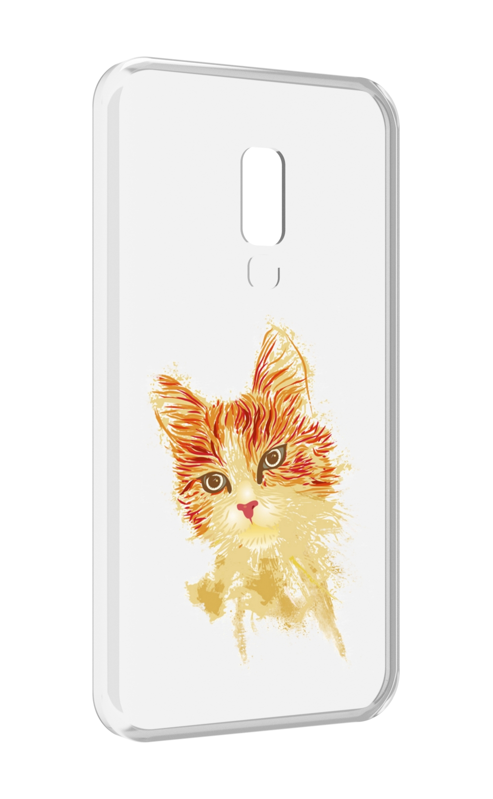 

Чехол MyPads рыжий кот для Meizu 15, Прозрачный, Tocco