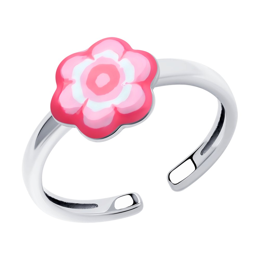 

Кольцо из серебра с эмалью р. 15 Яхонт Ювелирный 239014, 239014