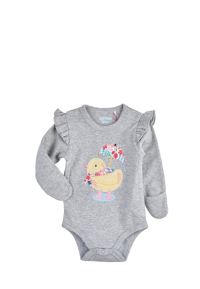 

Боди детское Kari baby AW19B04803101 светло-серый р.62, AW19B04803101