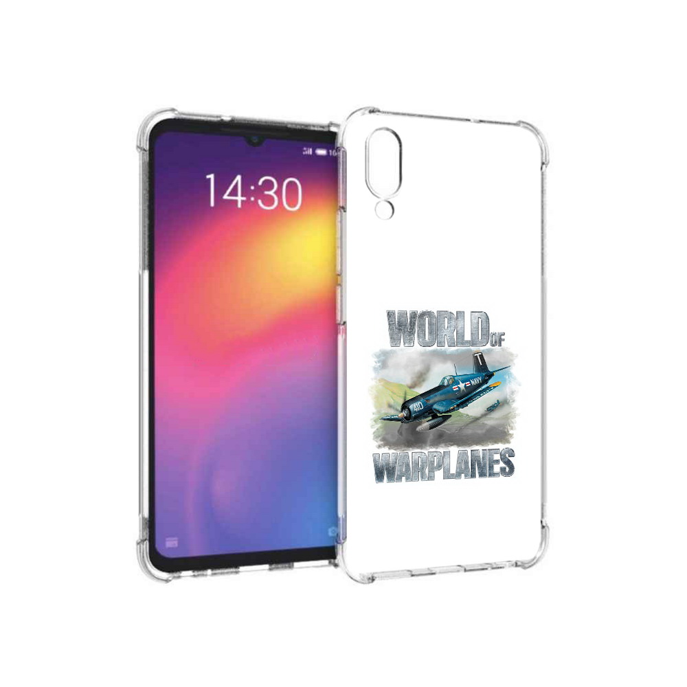 

Чехол MyPads Tocco для Meizu Note 9 Боевой самолет (PT134513.88.32), Прозрачный, Tocco