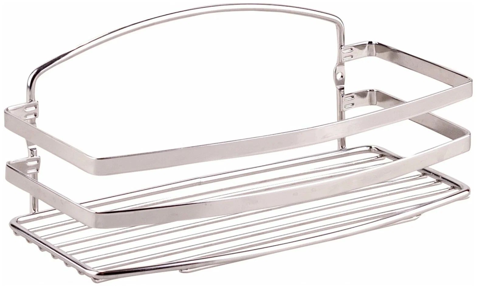 Полка в ванную прямая BK084SSS 1 ярус 25*13*10 нерж.сталь глянцевый