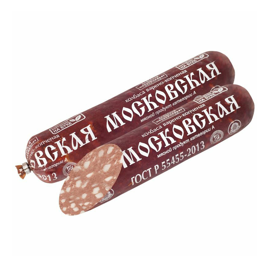 

Колбаса варено-копченая Брянский мясокомбинат Московская