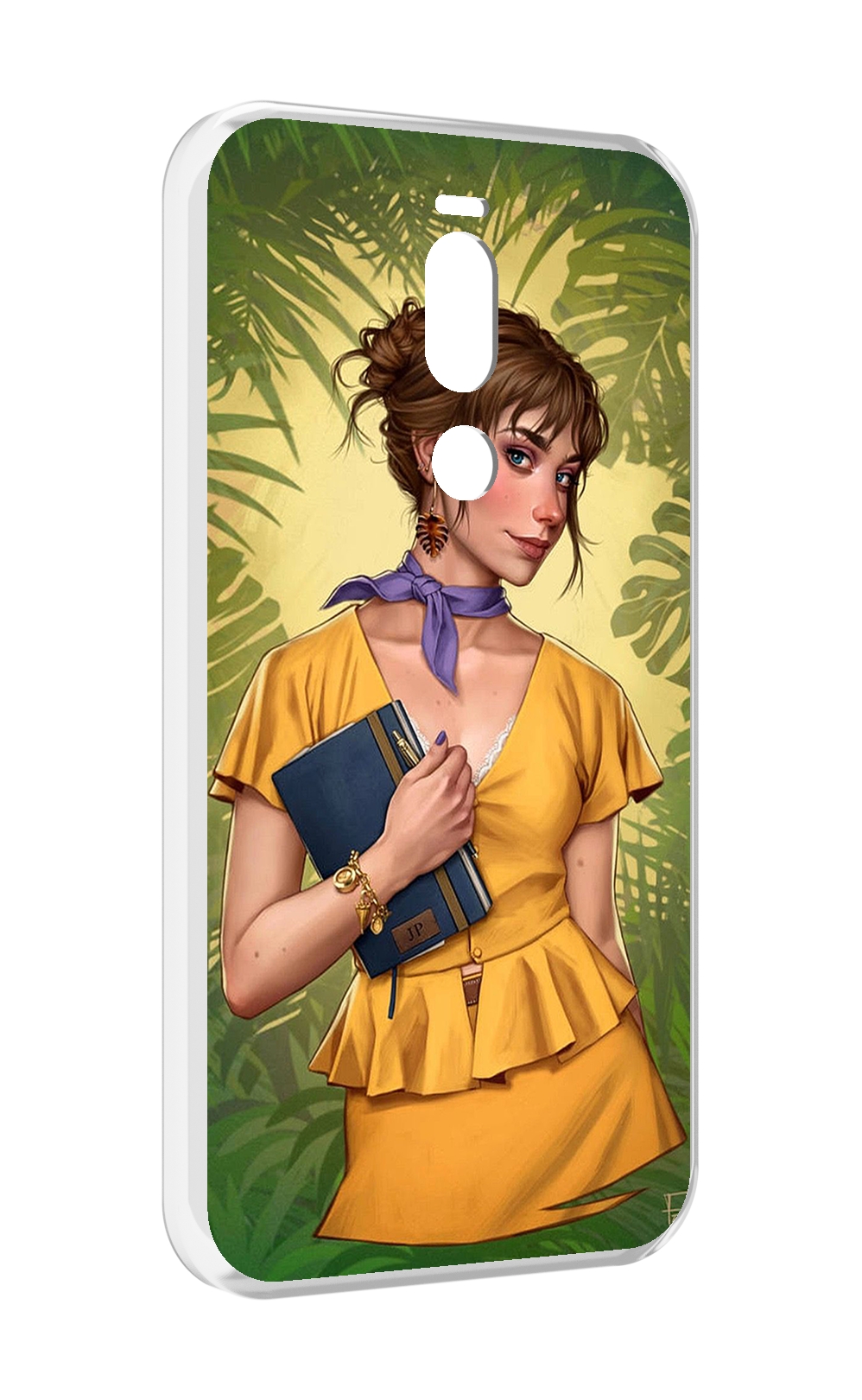 

Чехол Mypads Девушка-В-Зелени Женский Для Meizu X8, Прозрачный, Tocco