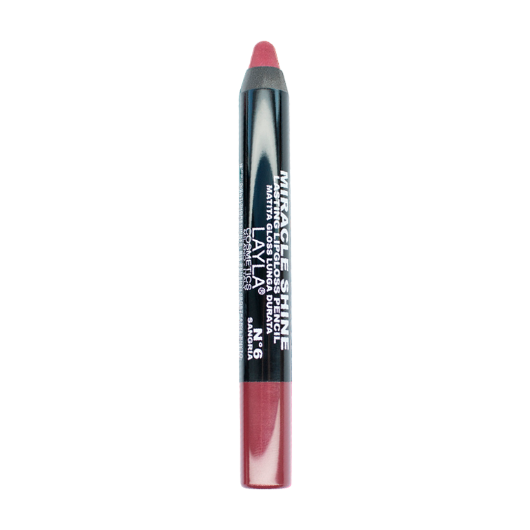 Блеск для губ в карандаше Layla Cosmetics Miracle Shine Lasting Lipgloss Pencil N6 thebalm блеск для губ read my lipgloss