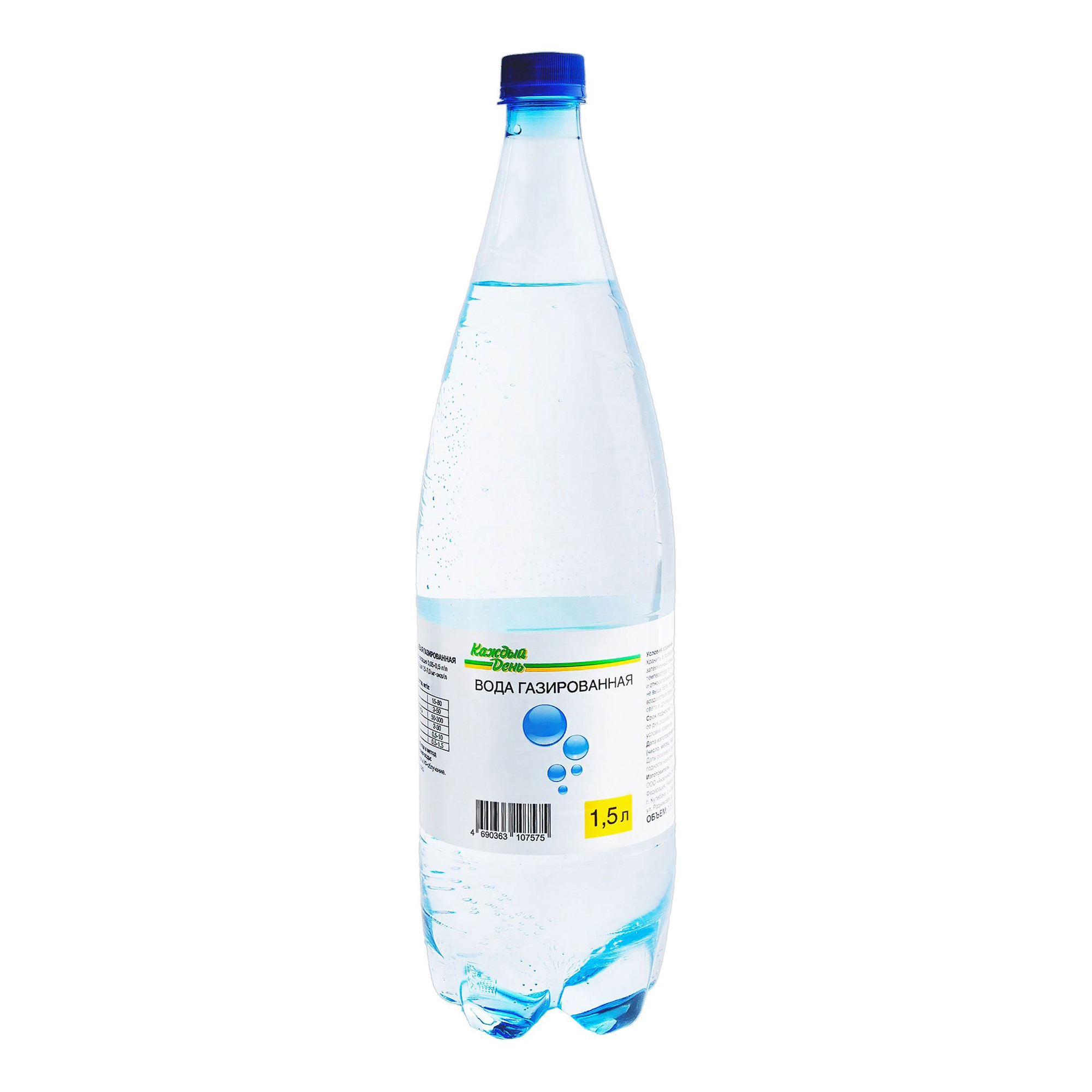 

Вода питьевая «Каждый день» газированная, 1,5 л