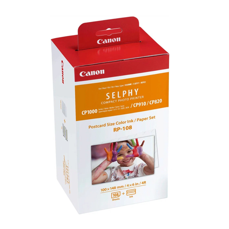 

Набор для печати Canon RP-108 8568B001 10x15/108л./белый для сублимационных принтеров