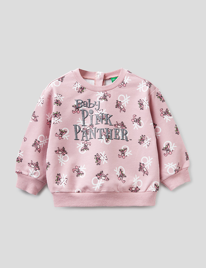 

Свитшот для девочек Benetton цв. розовый р.98, 21A_30GTC15E8