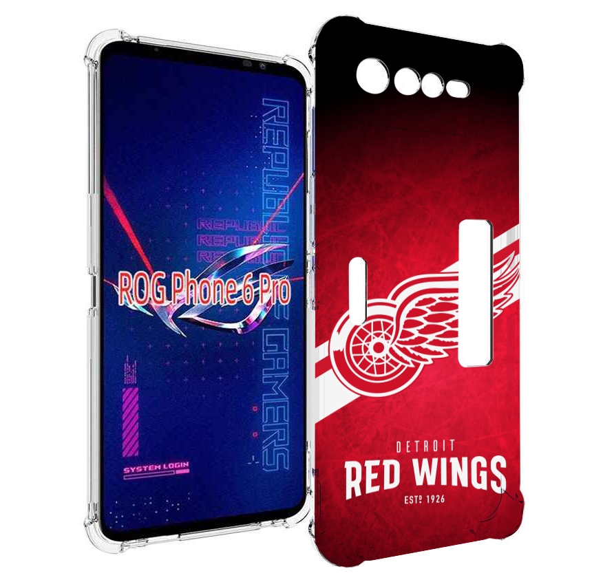 

Чехол MyPads детриот ред вингс мужской для Asus ROG Phone 6 Pro, Прозрачный, Tocco