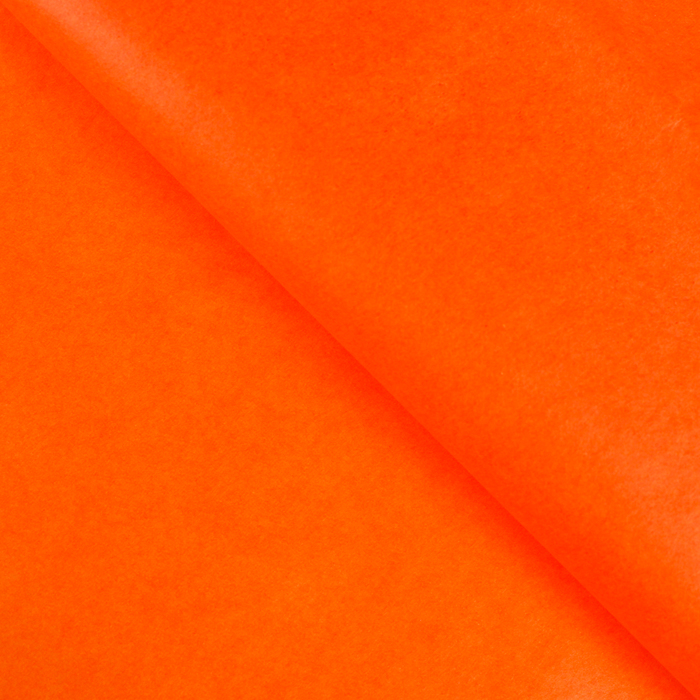 Бумага упаковочная тишью, оранжевый, 50 смх66 см 10 шт
