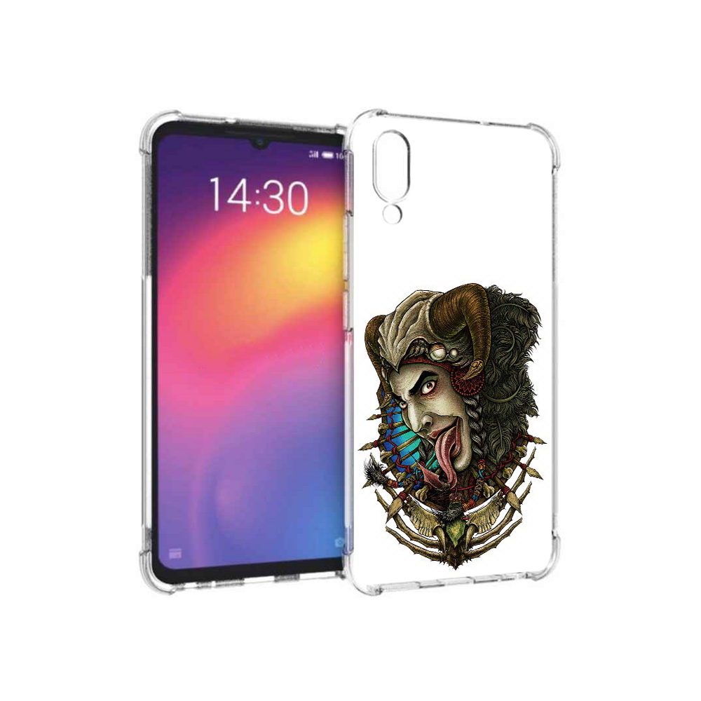 

Чехол MyPads Tocco для Meizu Note 9 длинный язык (PT134513.88.330), Прозрачный, Tocco