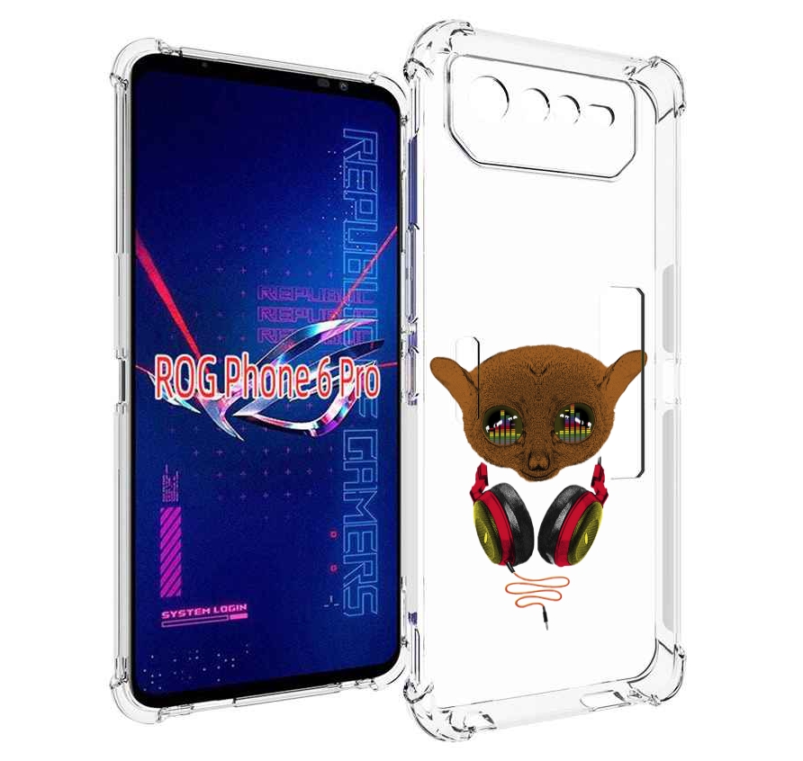 

Чехол MyPads диджей для Asus ROG Phone 6 Pro, Прозрачный, Tocco