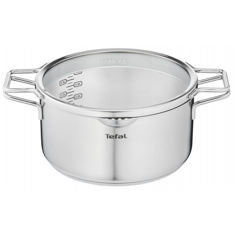 фото Кастрюля с крышкой tefal nordica 5л 24см h8524635 tefal h8524635