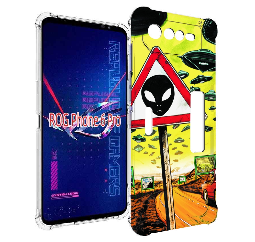 

Чехол MyPads дорога к инопланетянам для Asus ROG Phone 6 Pro, Прозрачный, Tocco