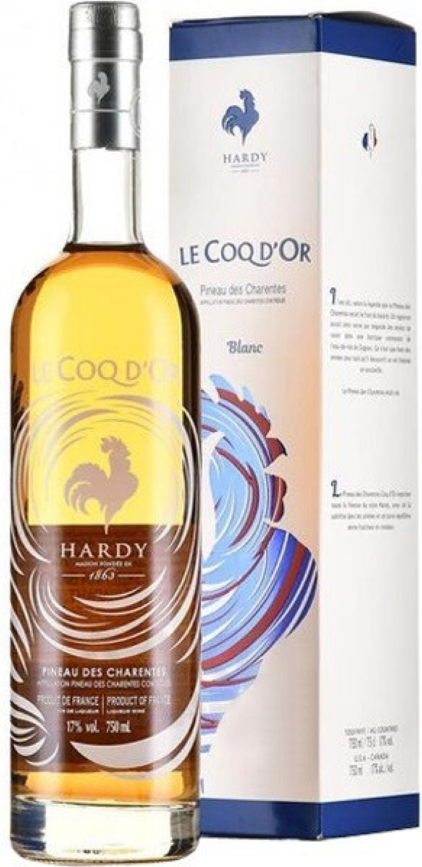 Вино сладкое белое Hardy Le Coq d'Or Blanc Pineau des Charentes, Франция, 0.75 л