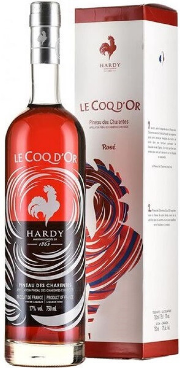 

Вино сладкое розовое Hardy Le Coq d'Or Rose Pineau des Charentes, Франция, 0.75 л