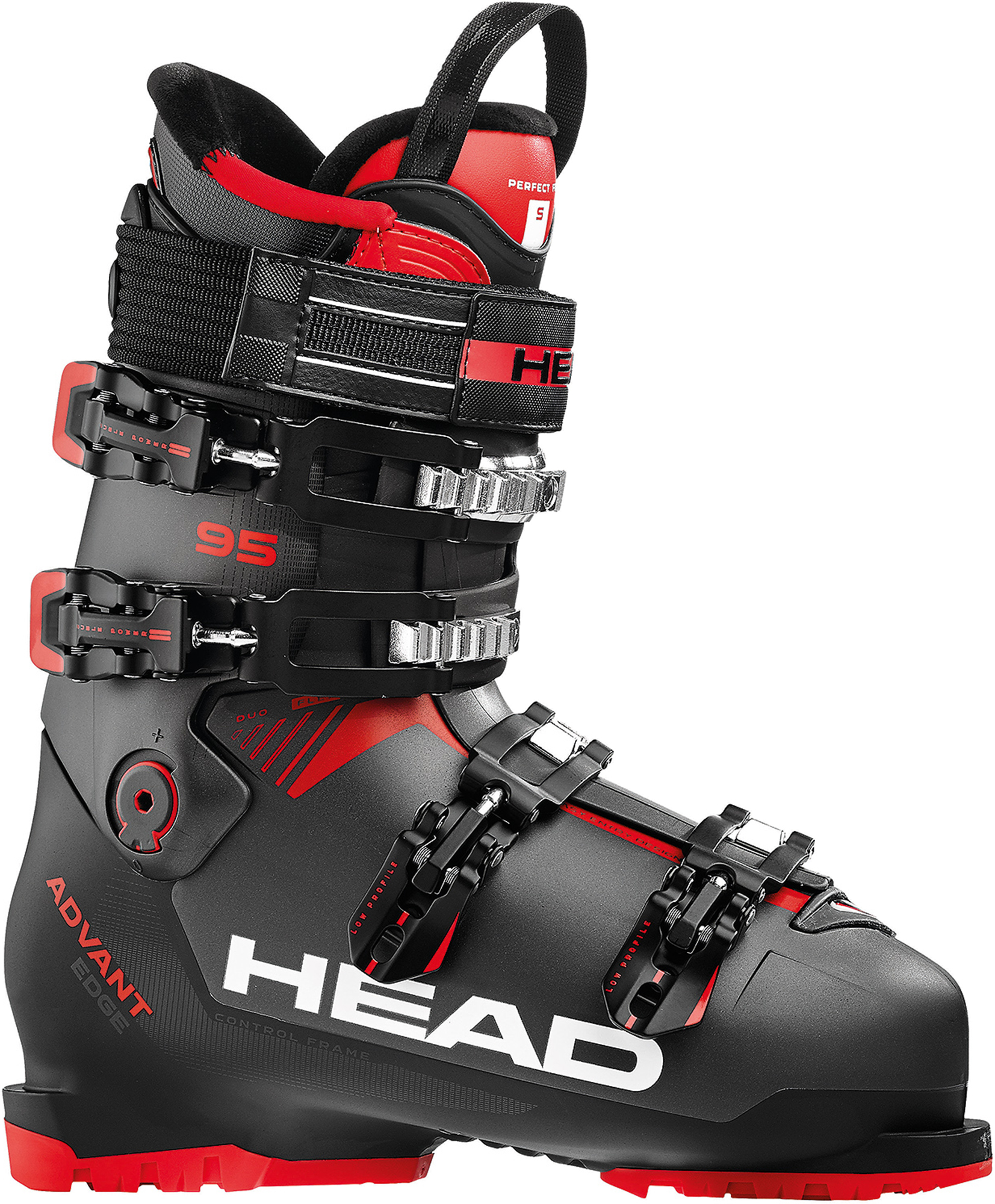 фото Горнолыжные ботинки head advant edge 95 2020 antracite/black/red, 26,5