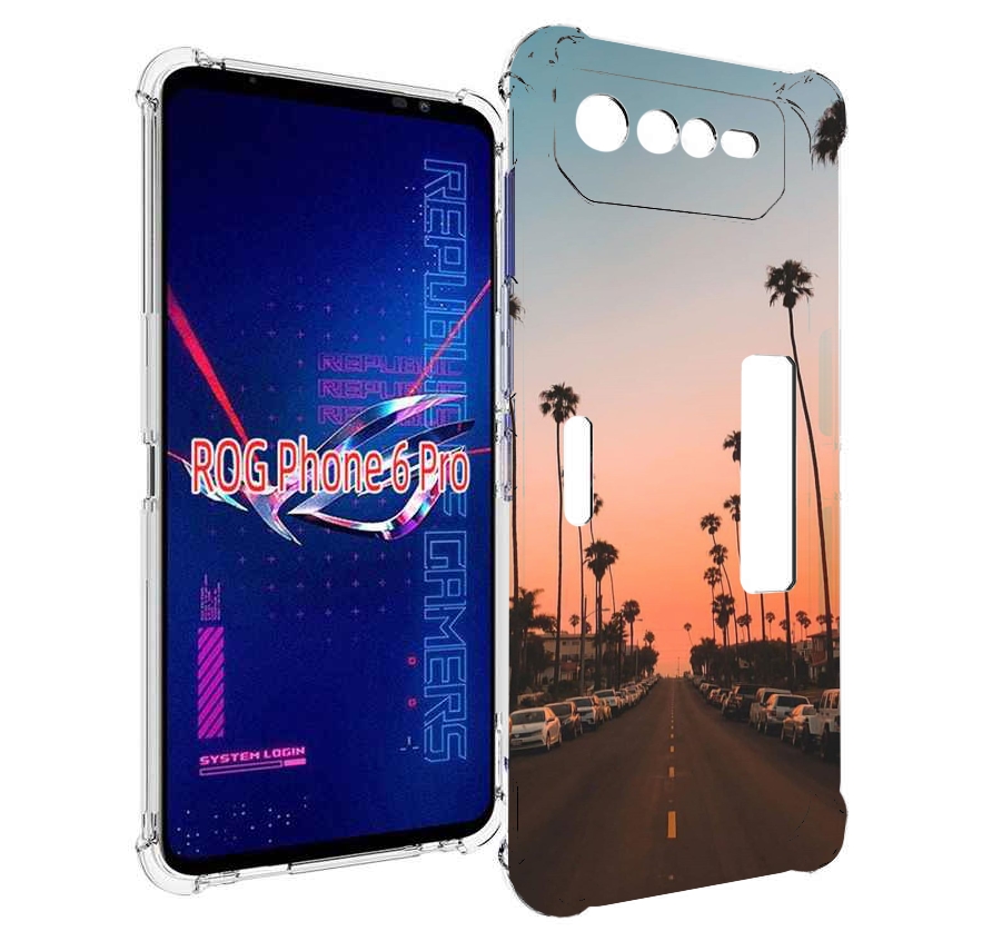 

Чехол MyPads дорога-с-закатом для Asus ROG Phone 6 Pro, Прозрачный, Tocco