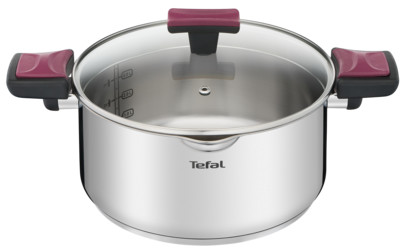 фото Кастрюля с крышкой tefal cook&clip, 5 л (g7234674) tefal g7234674