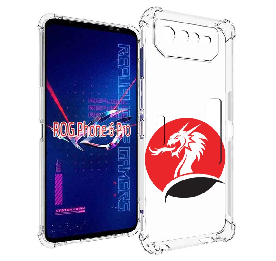 

Чехол MyPads дракон-рисунок для Asus ROG Phone 6 Pro, Прозрачный, Tocco