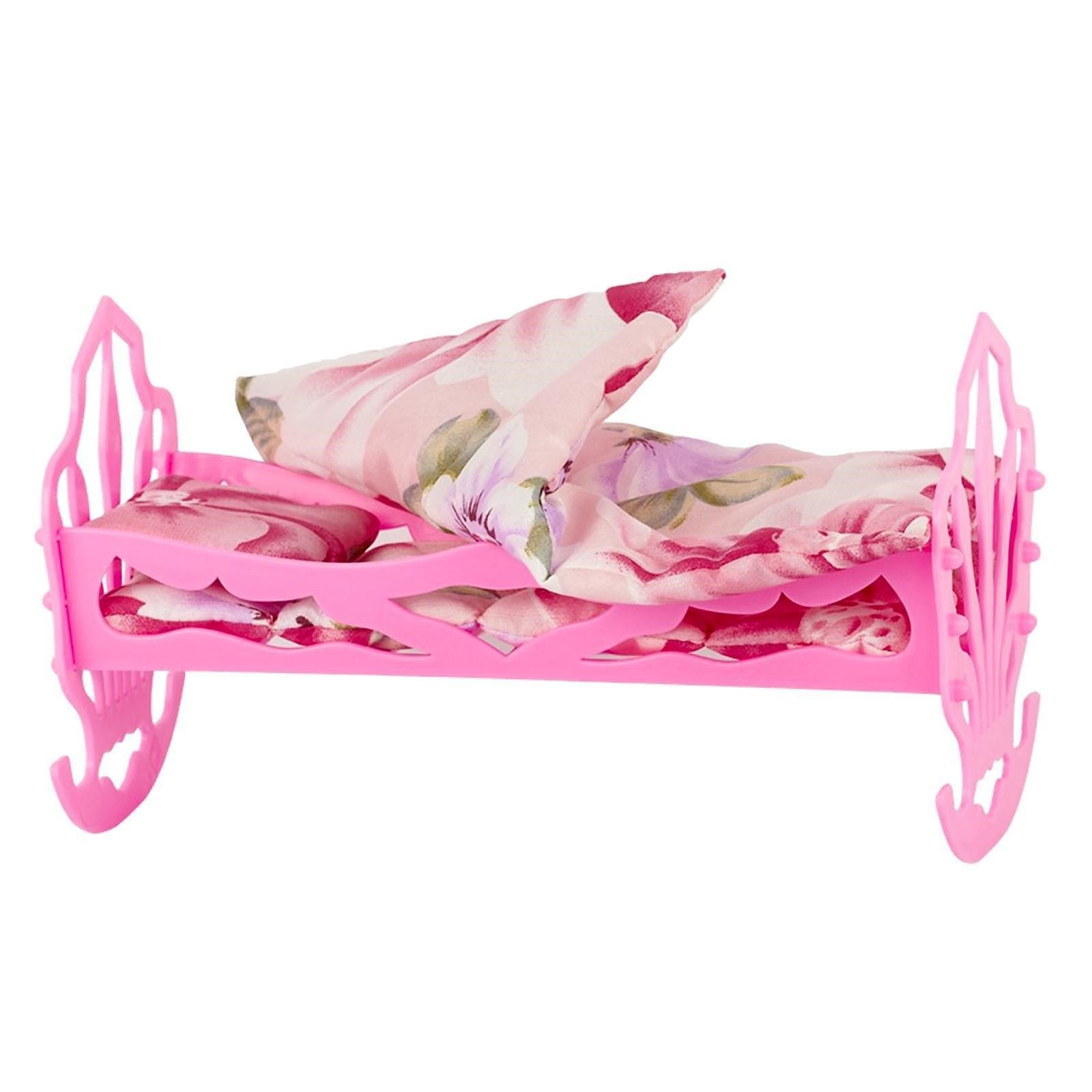 Кроватка Совтехстром кукольная, с комплектом белья: матрас, подушка, одеяло