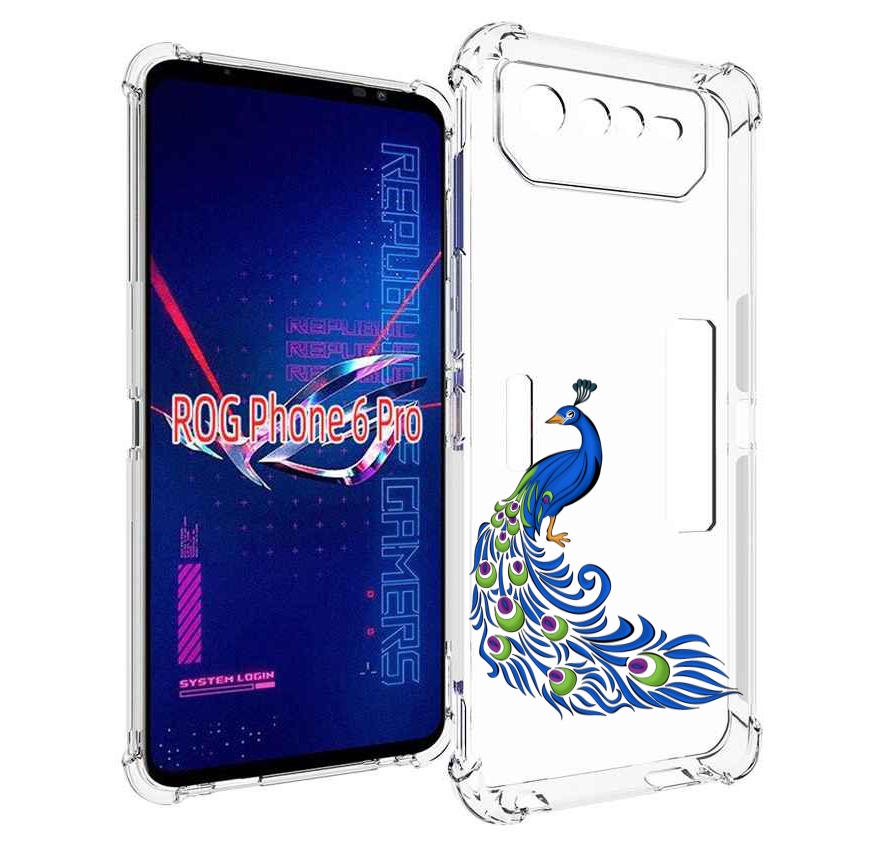 

Чехол MyPads жарптица-голубая для Asus ROG Phone 6 Pro, Прозрачный, Tocco