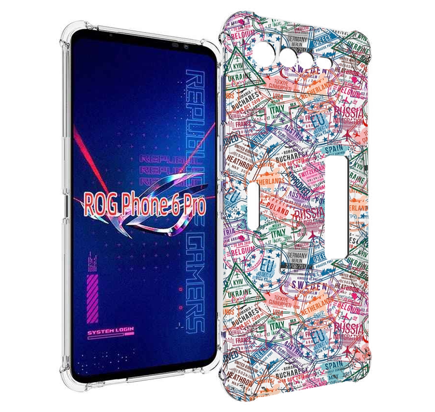 

Чехол MyPads загранчехол для Asus ROG Phone 6 Pro, Прозрачный, Tocco