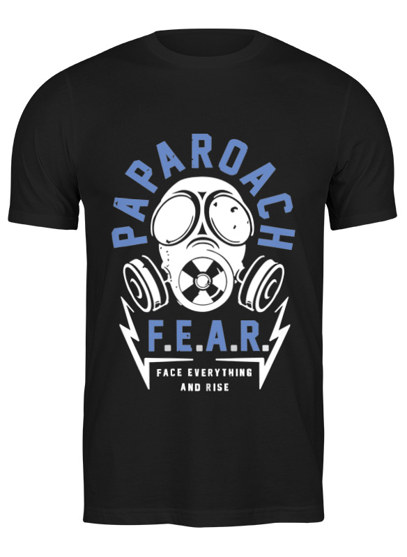 

Футболка мужская Printio Papa roach черная 3XL, Черный, Papa roach