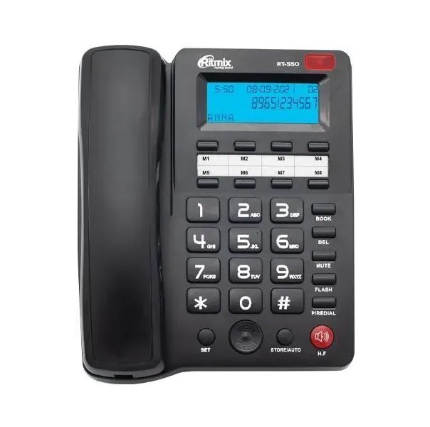 

Телефон Ritmix RT-550 Black, Черный