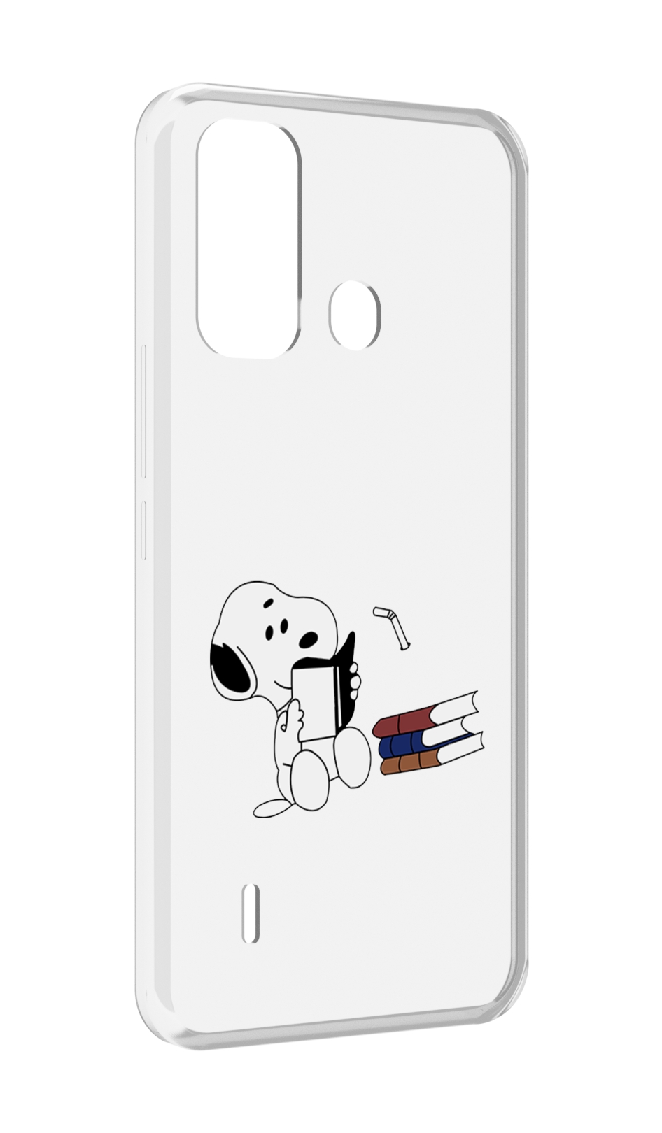 Чехол MyPads собака-с-книжками для ITEL A49 / A58 / A58 Pro