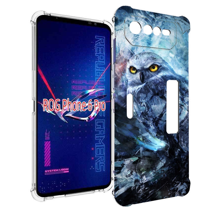 

Чехол MyPads замороженная-сова для Asus ROG Phone 6 Pro, Прозрачный, Tocco