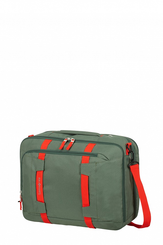 фото Дорожная сумка мужская samsonite ka1-04005 зеленая, 43х33х18 см