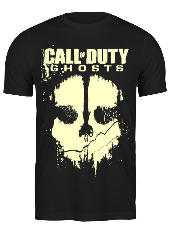 

Футболка мужская Printio Call of duty ghosts черная 3XL, Черный, Call of duty ghosts