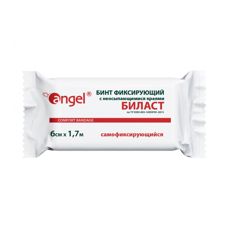 

Бинт самофиксирующийся Биласт 6x1,7 Angel, Бежевый