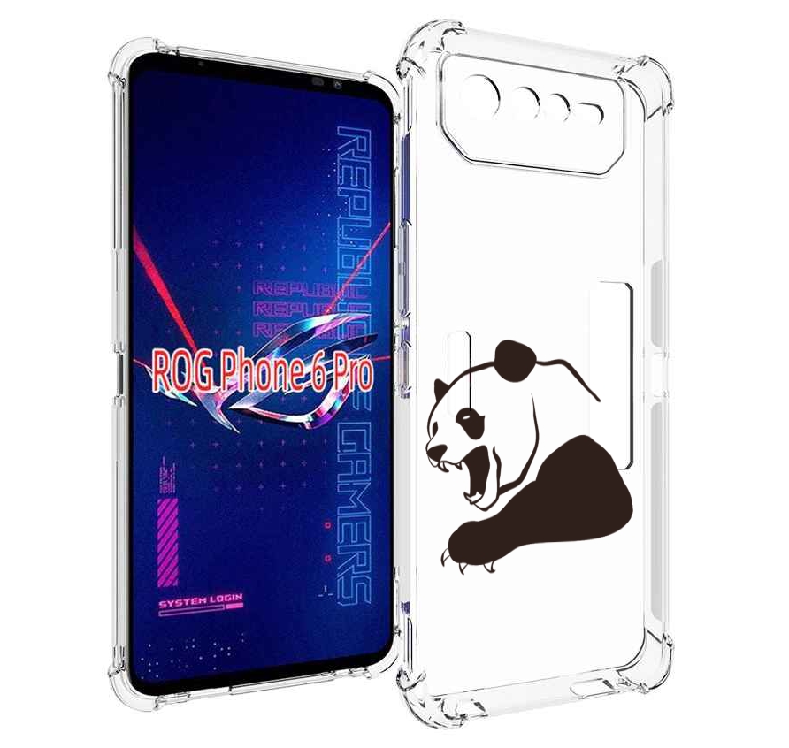 

Чехол MyPads злая-панда для Asus ROG Phone 6 Pro, Прозрачный, Tocco