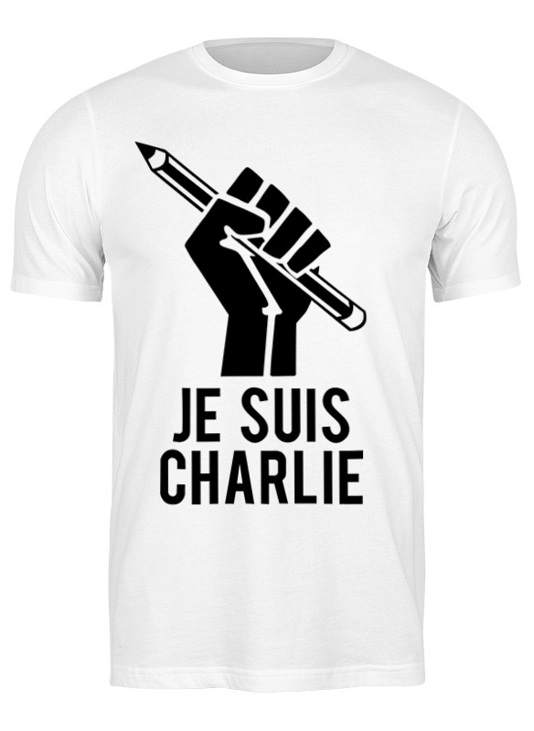 

Футболка мужская Printio Je suis charlie, я шарли белая 3XL, Белый, Je suis charlie, я шарли