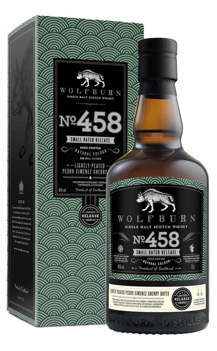 

Виски Wolfburn Small Batch № 458, 0.7 л