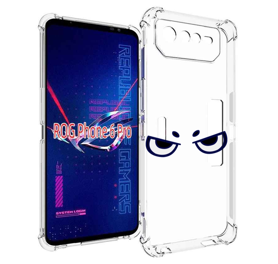 

Чехол MyPads злые-глазки для Asus ROG Phone 6 Pro, Прозрачный, Tocco