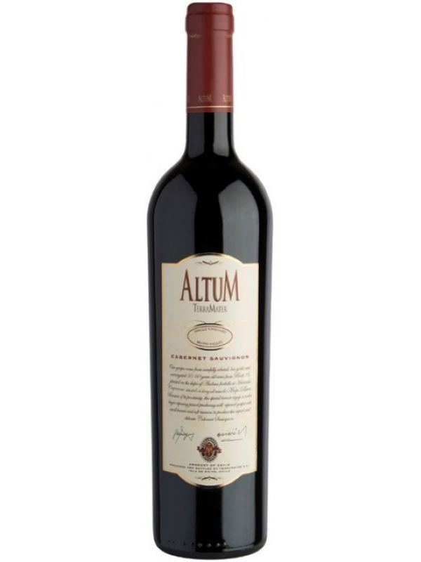 

Вино сухое красное Terramater Altum Cabernet Sauvignon , Чили, 0.75 л
