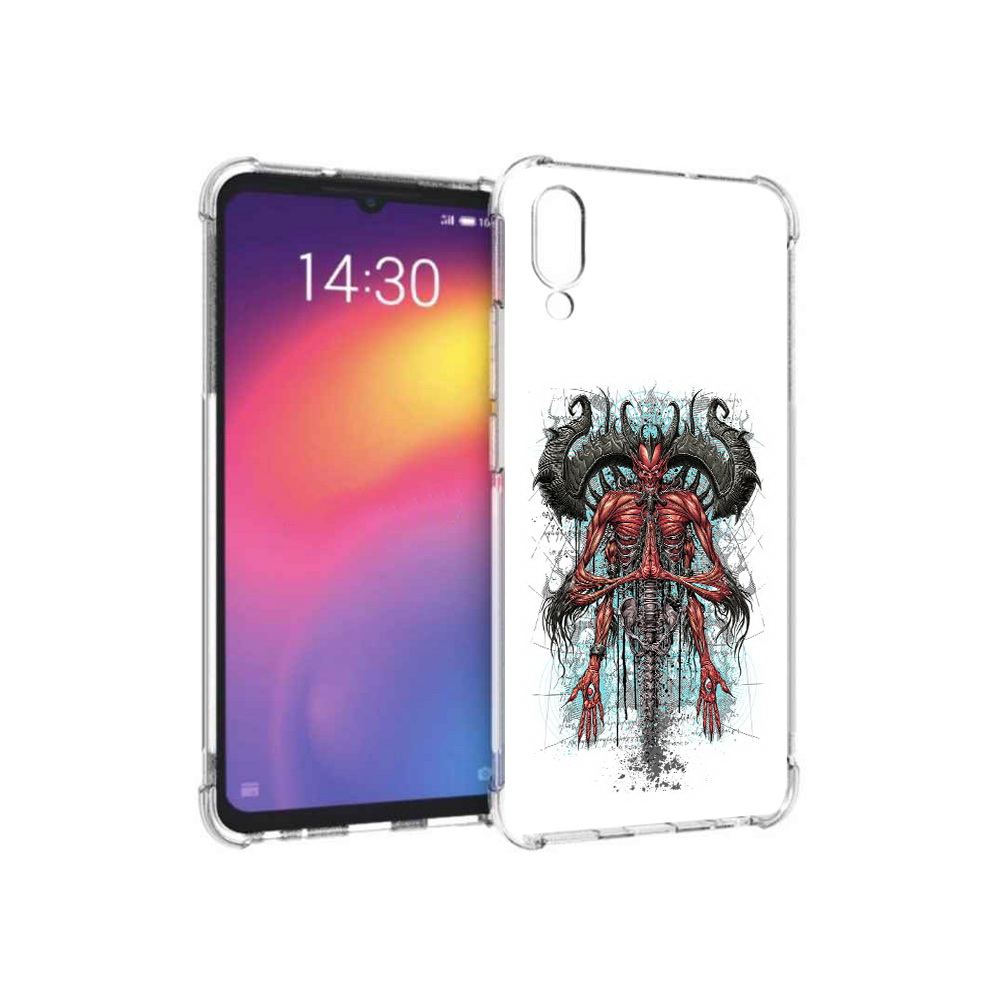 

Чехол MyPads Tocco для Meizu Note 9 дьявол (PT134513.88.340), Прозрачный, Tocco