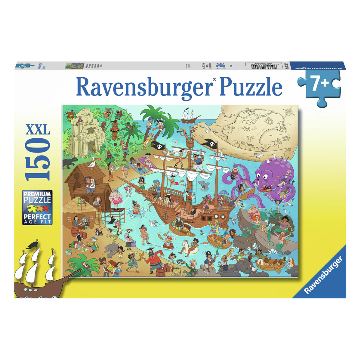 

Пазл Ravensburger Пиратская бухта, 150 деталей, Пиратская бухта