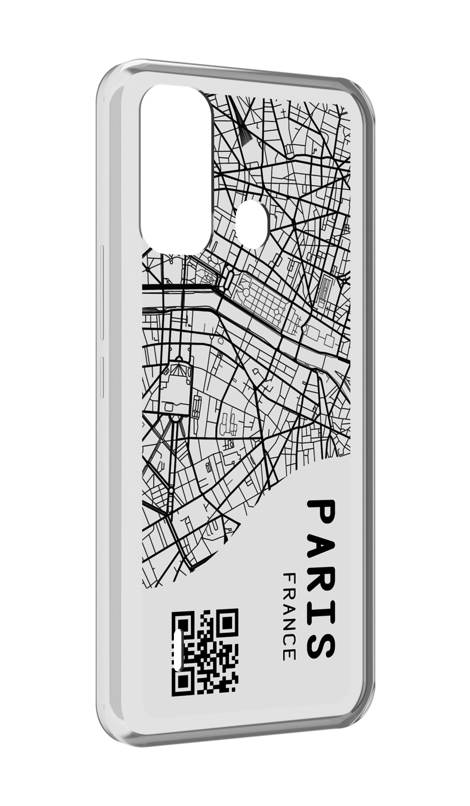 

Чехол MyPads схема-париж для ITEL A49 / A58 / A58 Pro, Прозрачный, Tocco