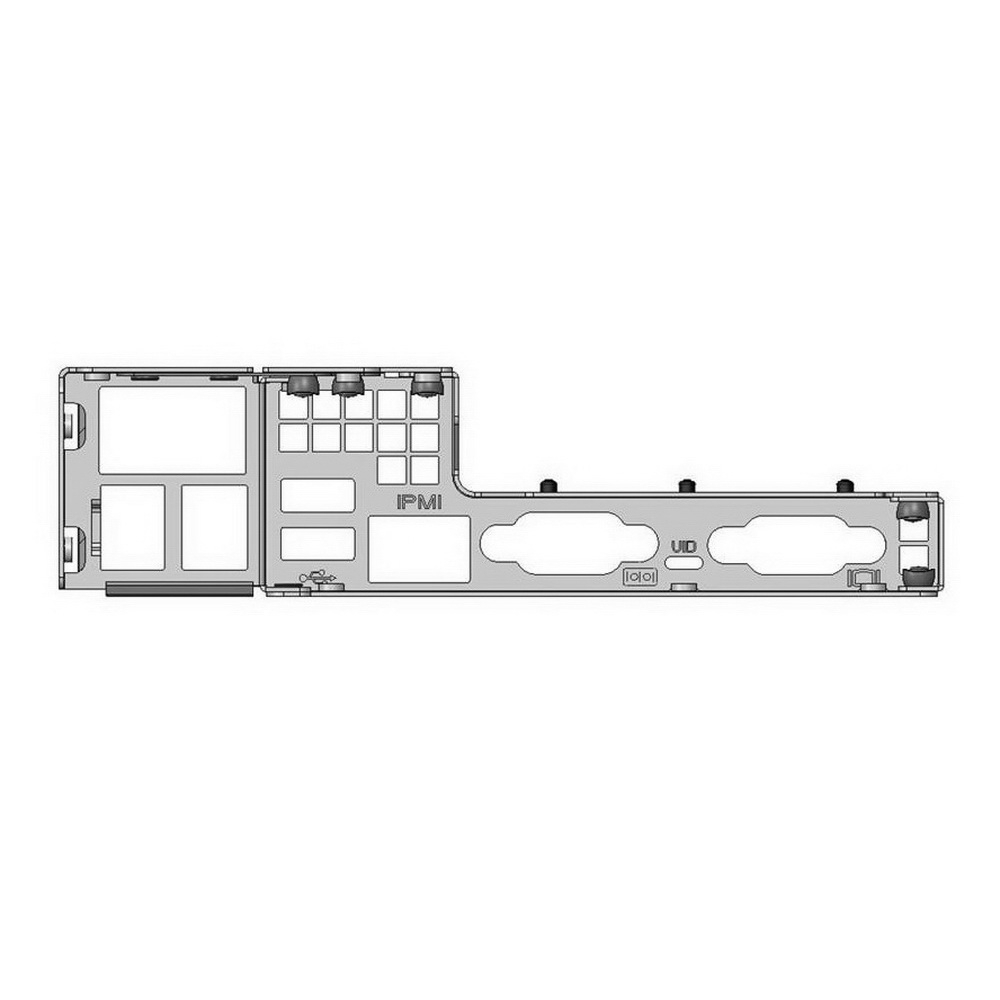 Заглушка Supermicro MCP-240-81911-0N